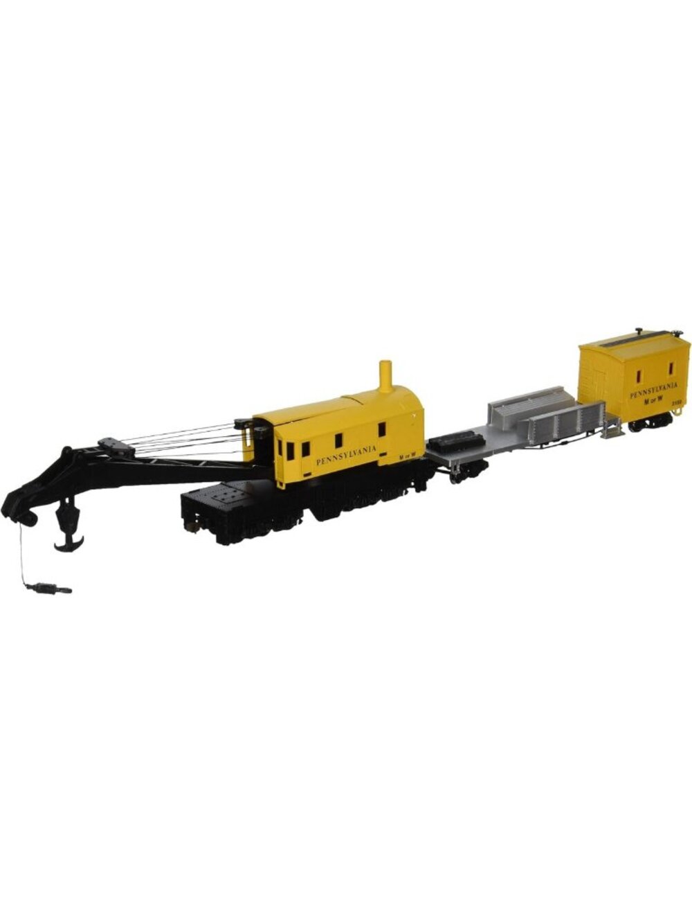 Bachmann Trains - 250-Ton Steam Crane & Boom Tender - PENNSYLVANIA -HO Scale